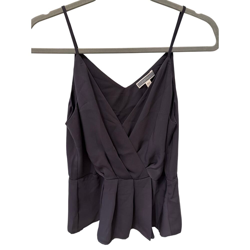 Pleione Babydoll Tank Top Women's Size Small Gray Y2K Style Coquette Fairy Chic